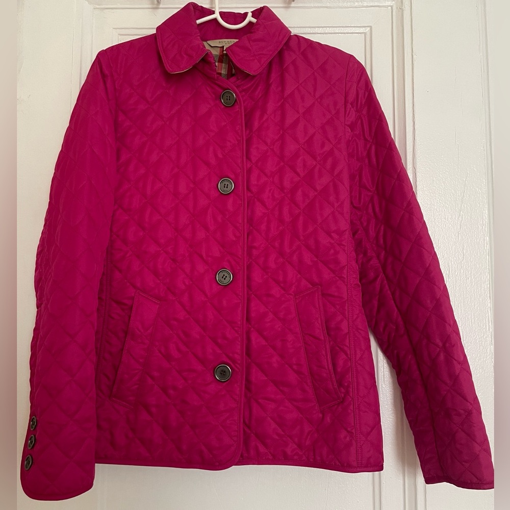 BURBERRY BRIT PINK QUILTED JACKET